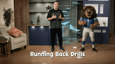 still from InPact at home with the Detroit Lions